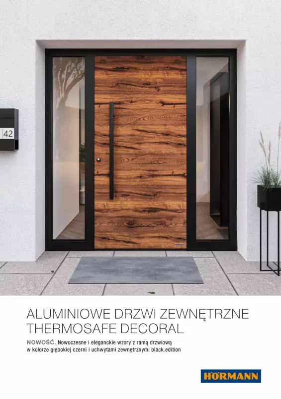 Hormann - Aluminiowe drzwi zewnętrzne